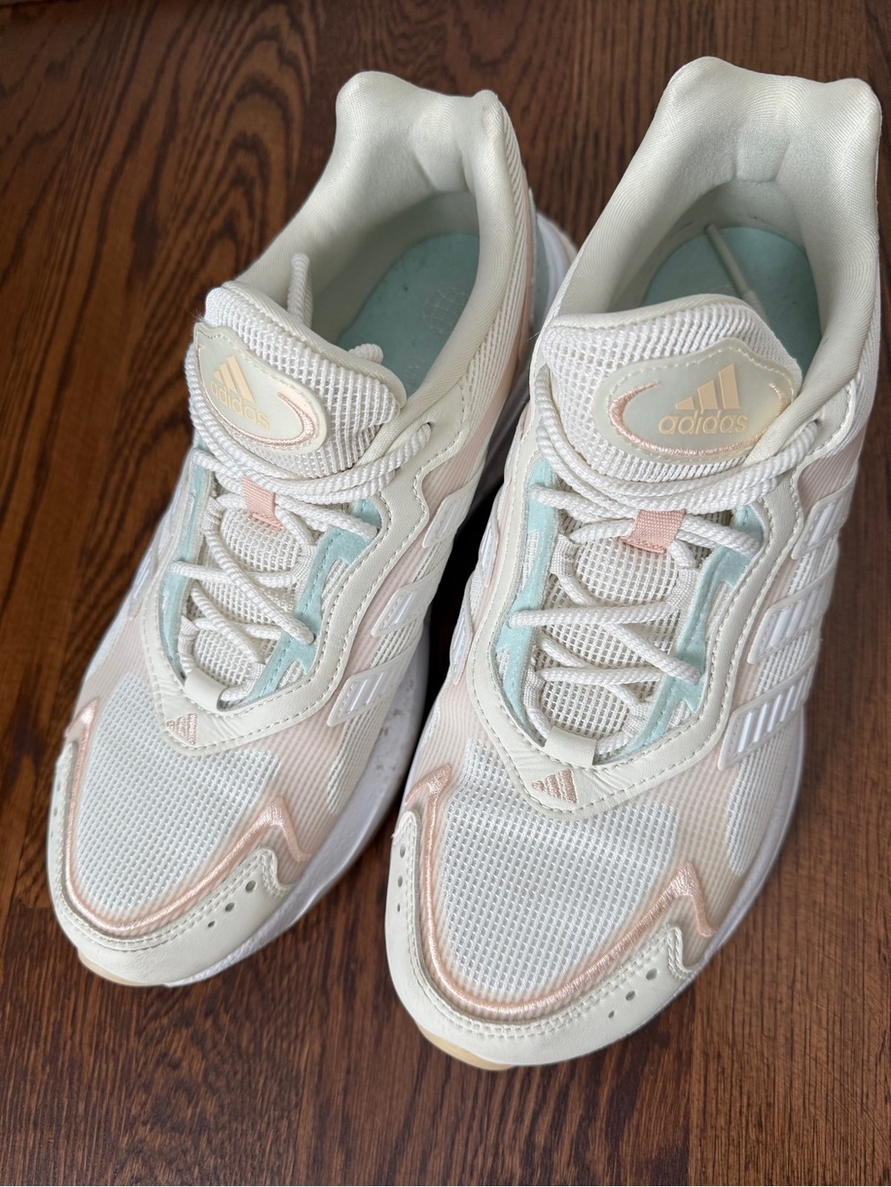 Adidas Women’s Size 8 Off White Almost Pink Boost Sneakers